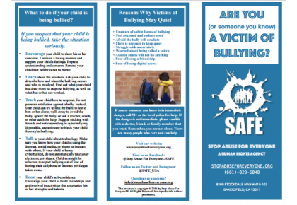 Victims of Bullying Brochure